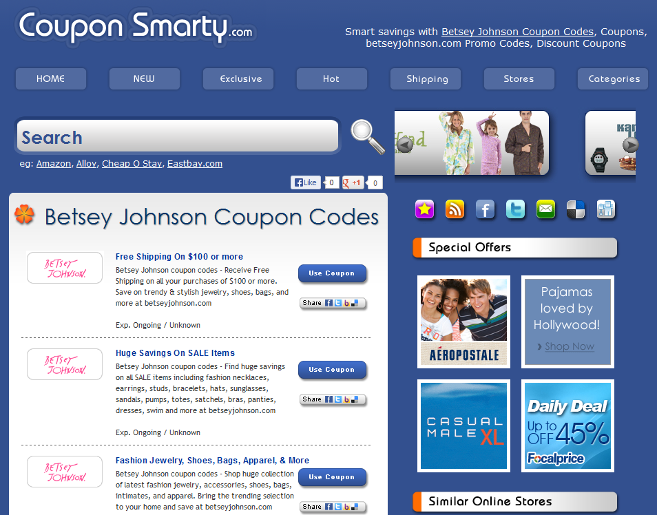 Betsey Johnson Coupon Code